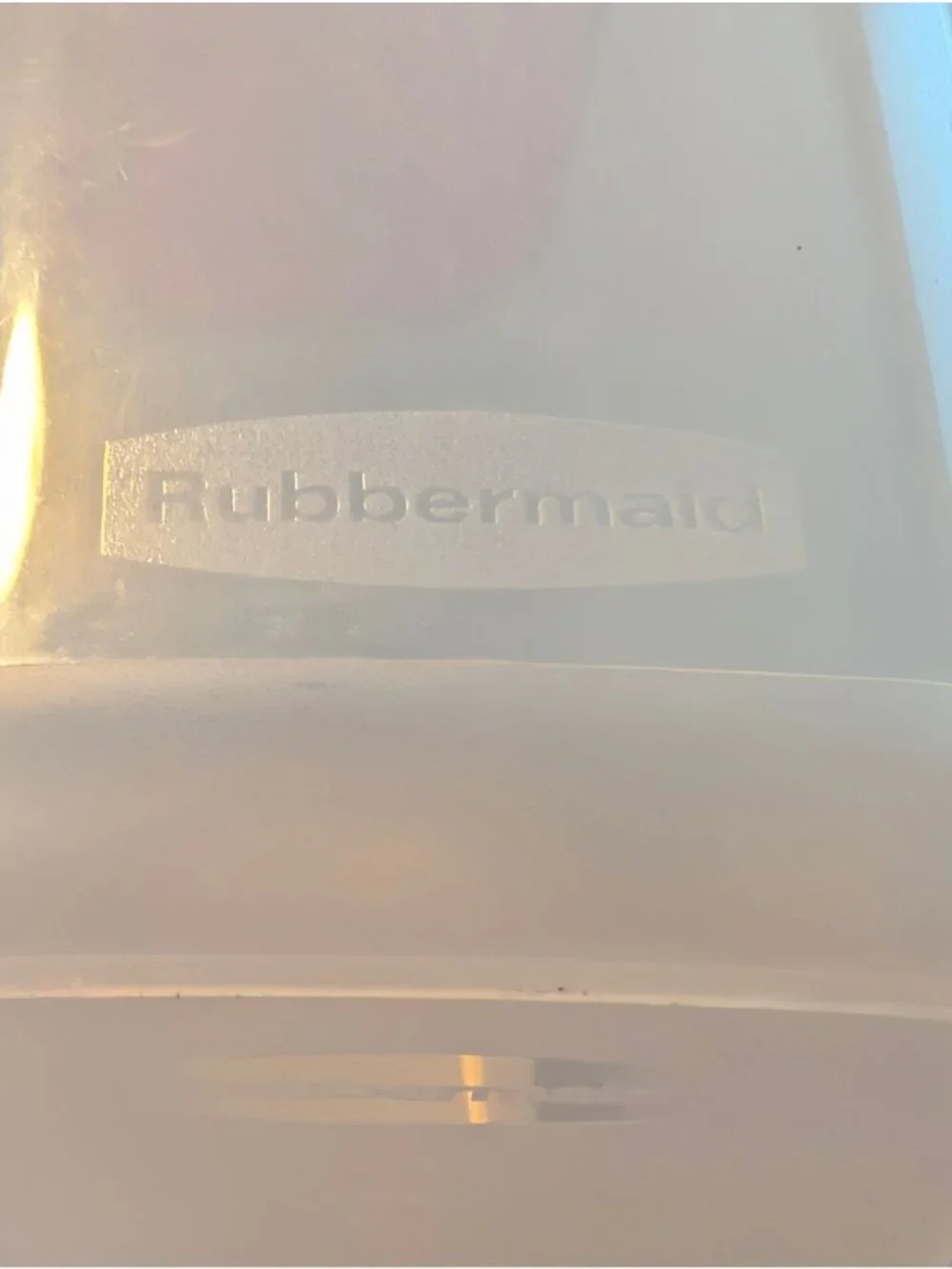 Rubbermaid 5L Clear Plastic Pantry Storage Container With Red Lid BPA-Free Holds